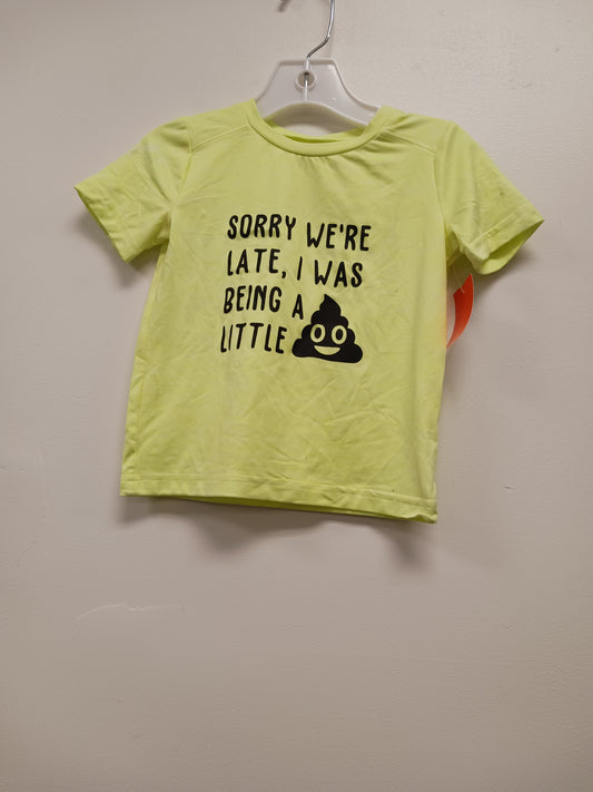 yellow Boutique A little Late Tshirt, 18M B