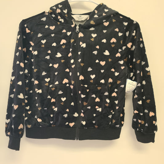 Black H & M Heart Jacket, 6 G