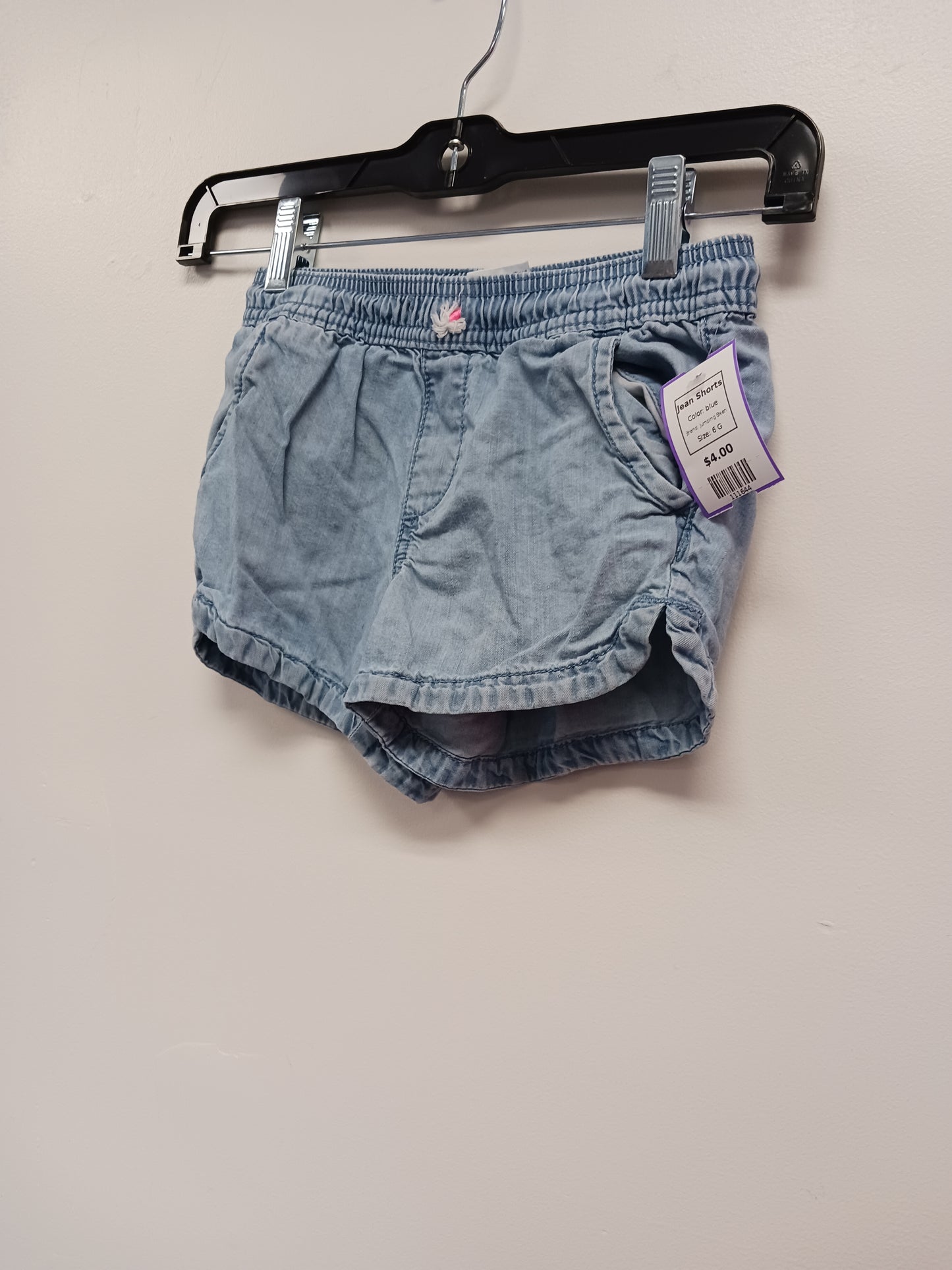 blue Jumping Bean Jean Shorts, 6 G