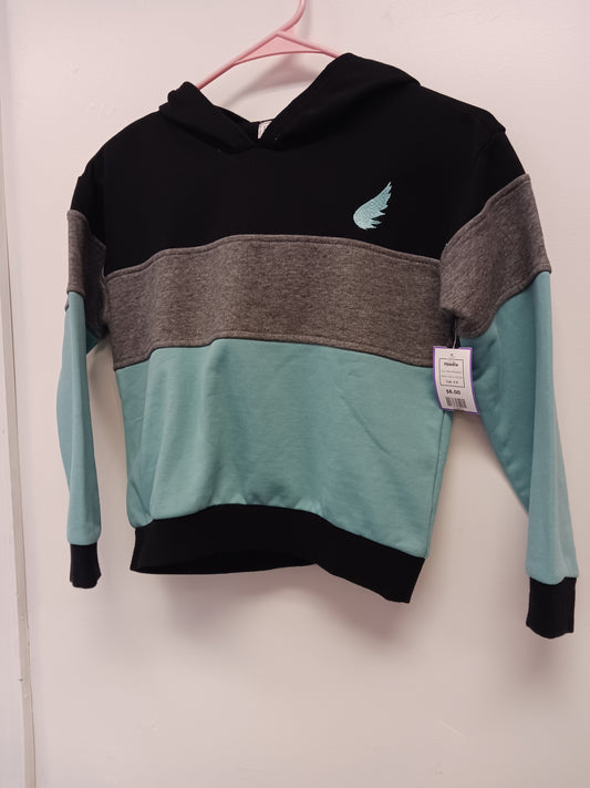 Black/Grey/Blue LYSU & CS Kids Hoodie, 8 B