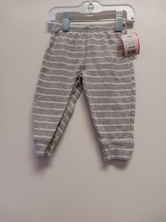 Grey/White Carters Pants, 9M B