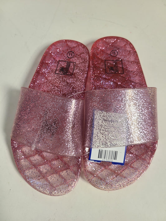 Pink Glitter Extremely Me Sandals, 11 G