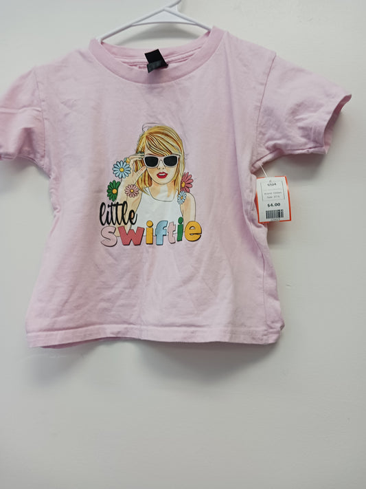 Pink Little Swiftie Gildan Shirt, 5T G
