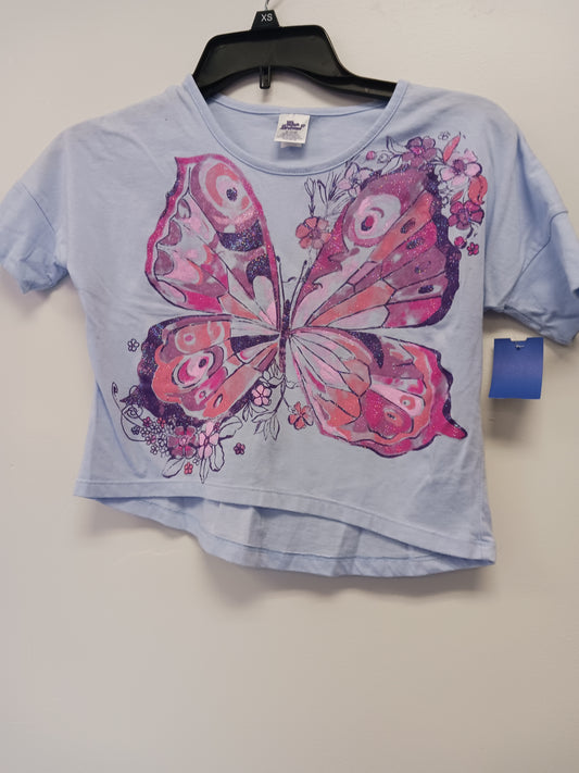 purple Miss Attiude Butterfly Tshirt, 7 G