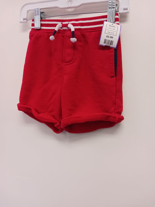 Red Garanimals Shorts, 2T B