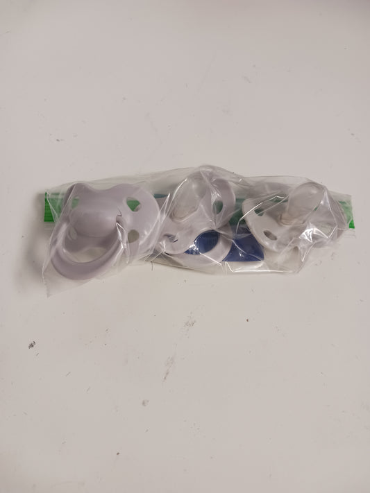 white  Bag of 3 Pacifers