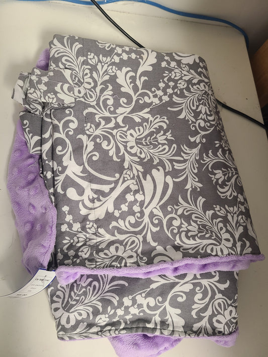 grey/purple  Car Seat Cover