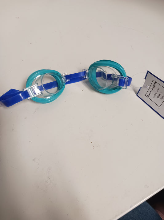 blue  Swim Goggles