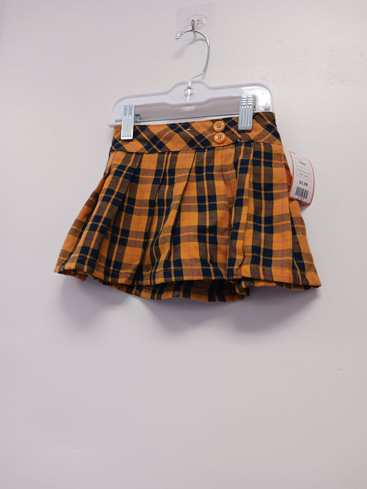 Yellow/Navy/Pink Plaid Garanimals Skort, 18M G