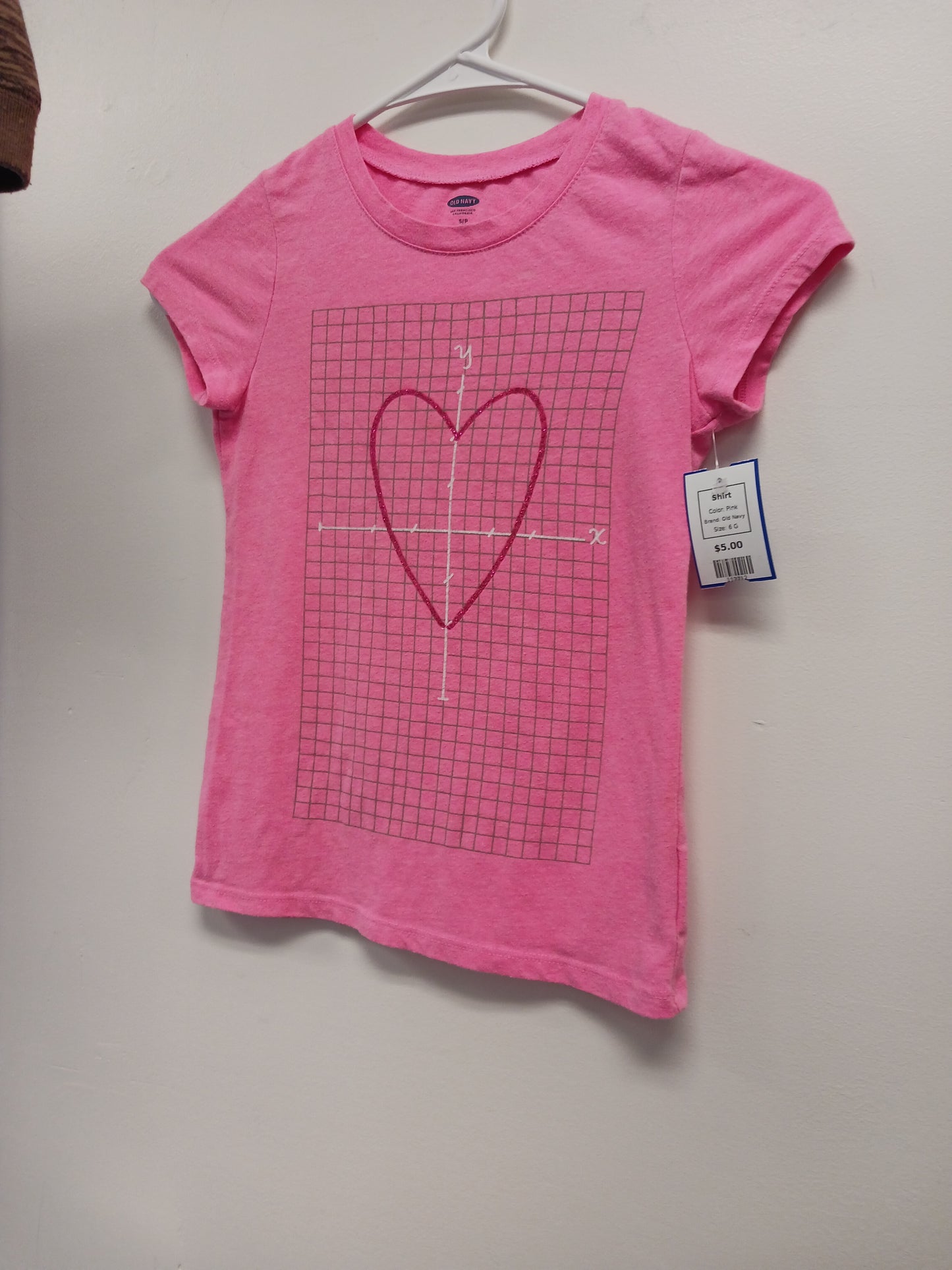 Pink Old Navy Shirt, 6 G