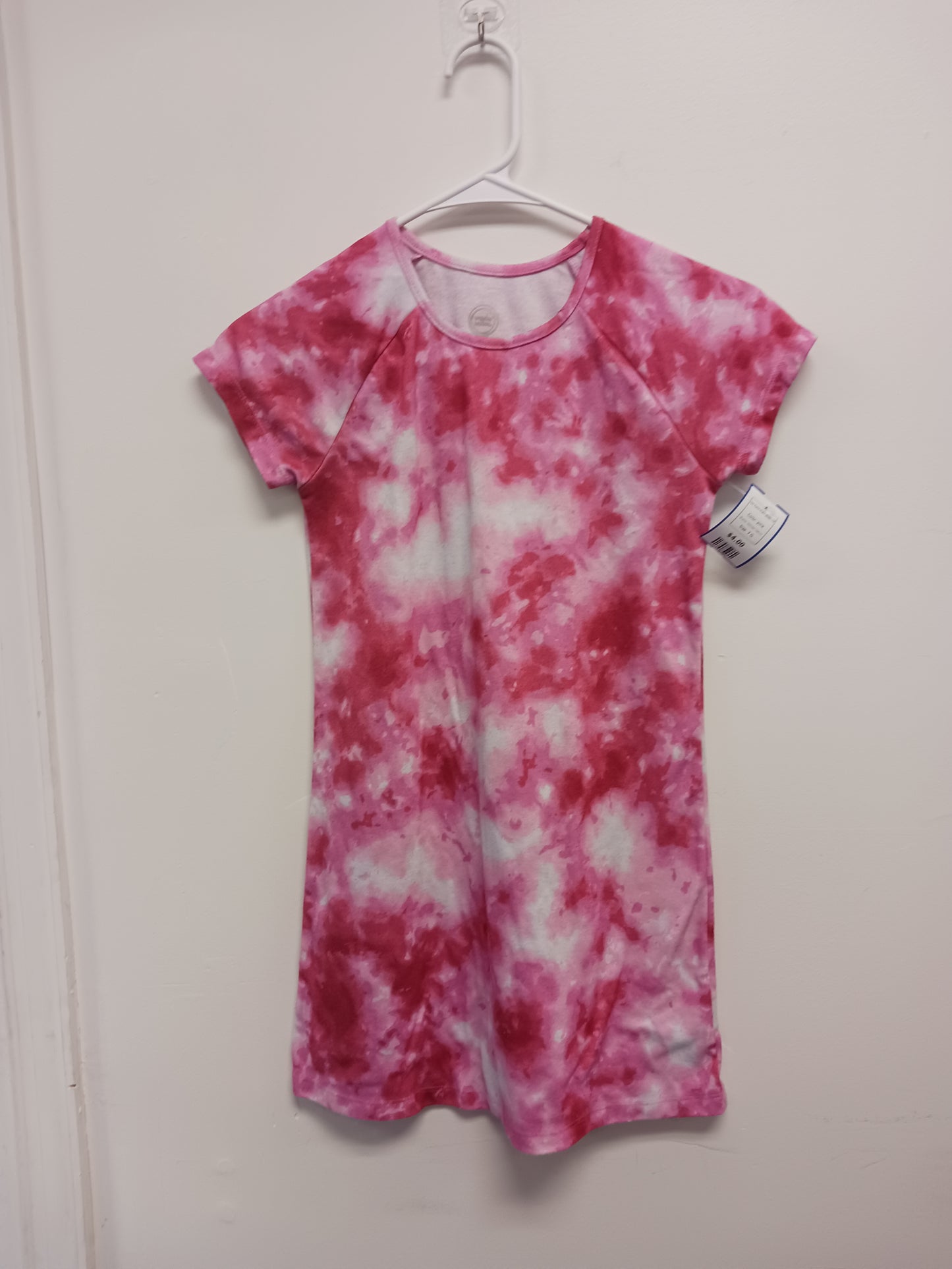 pink Wonder Nation Tye Dyed Night gown 7/8, 7 G