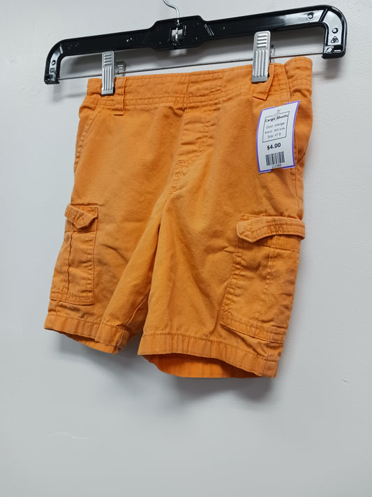 orange 365 kids Cargo Shorts, 4T B