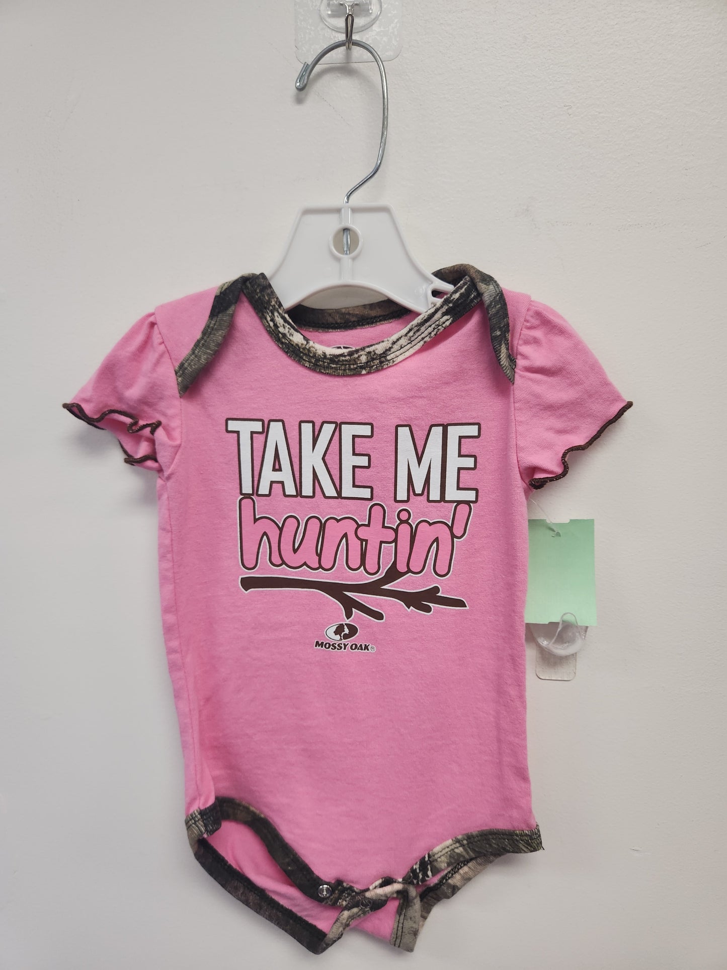 Pink/Camo Mossy Oak Onesie, 3M G