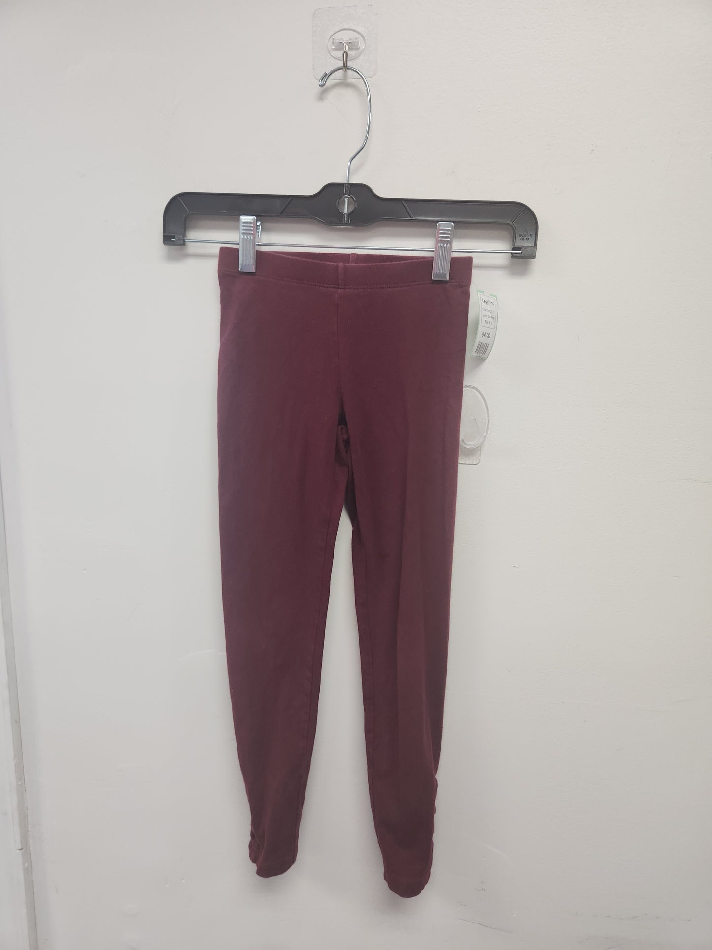 Burgandy Old Navy Leggings, 6 G