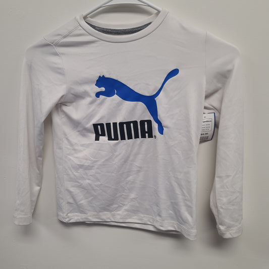 white puma longsleeve, 4T B