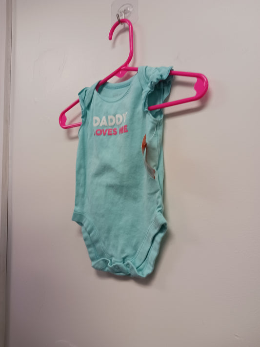 Blue Childrens Place Onesie, 0-3M G