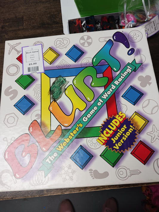 Blurt Game