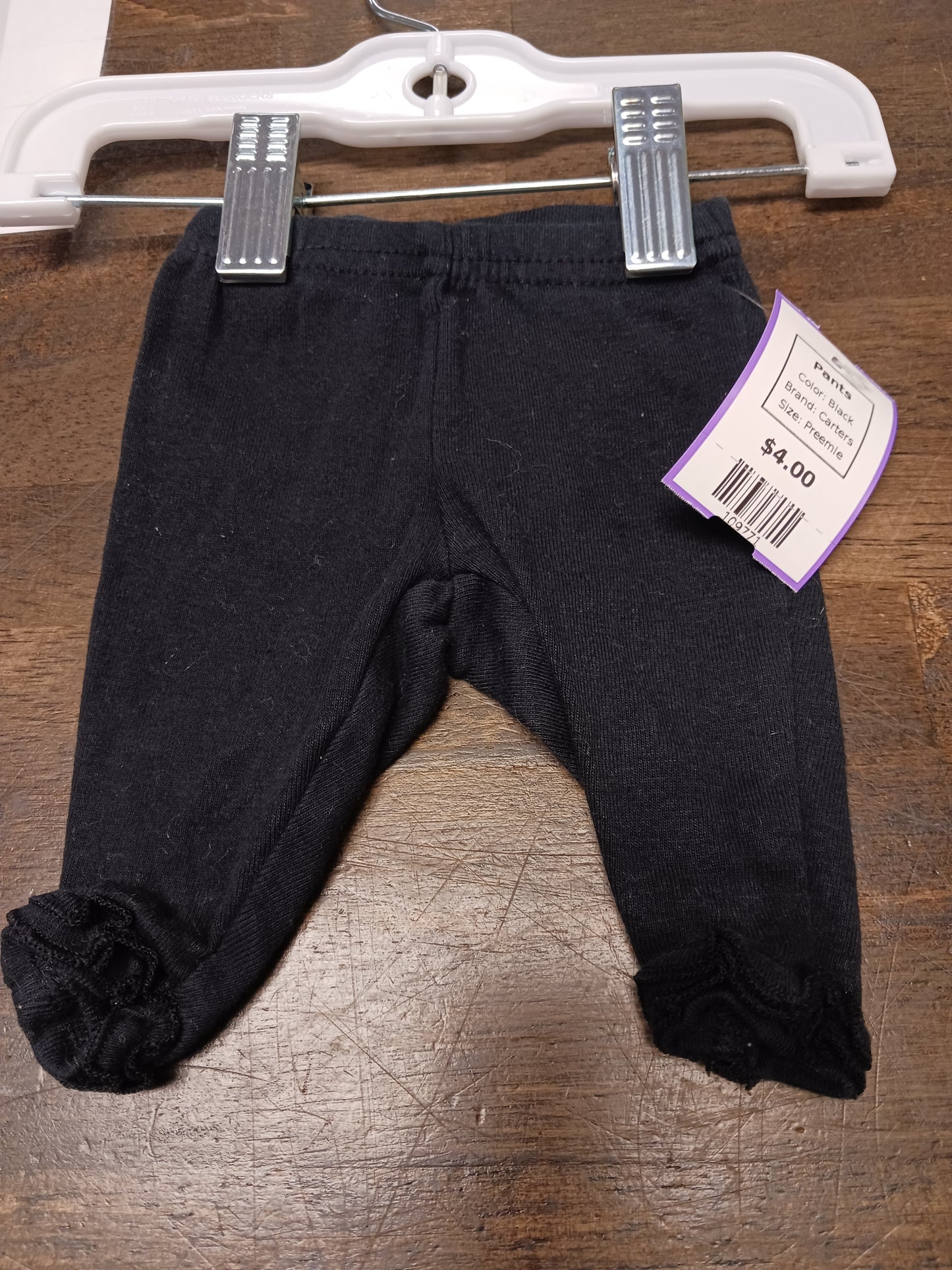 Black Carters Pants, Preemie