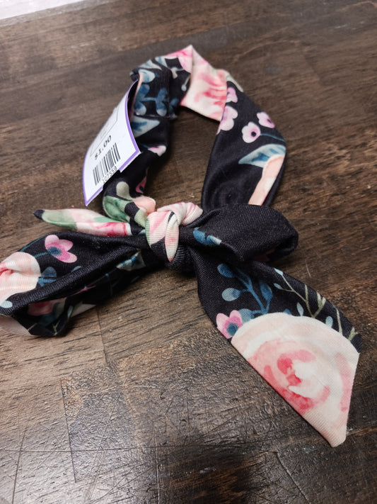 Black Flower  Bow