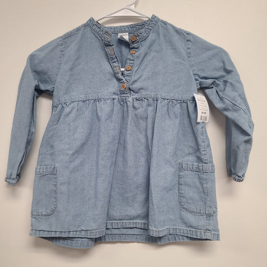 blue Carters Denim Dress, 4T G