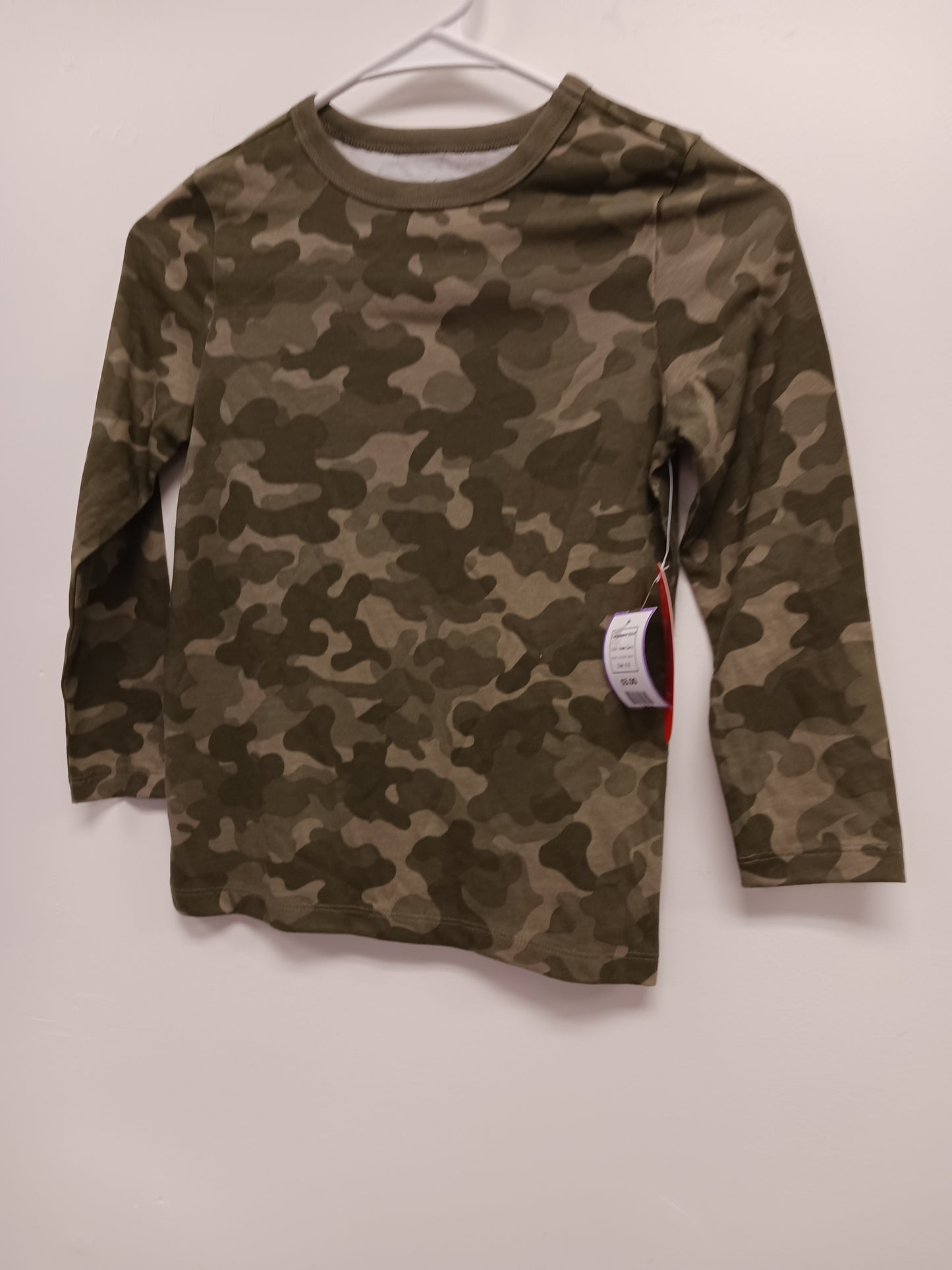 Green Camo Wonder Nation Longsleeve Shirt, 6 B