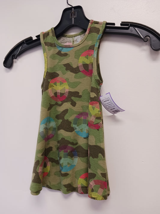 Green Camo Faded Glory Tank Top, 4T G