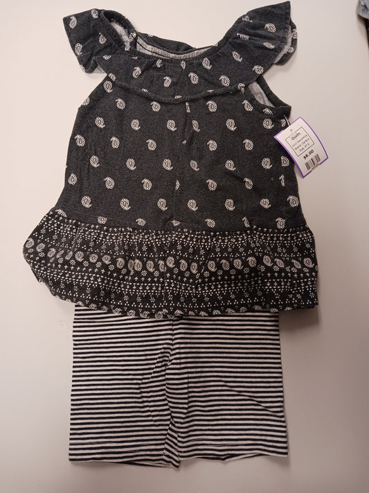 Black/White Carters Outfit, 4T G