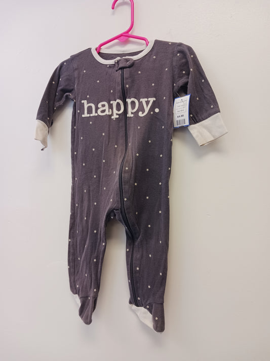 grey Wonder Nation Happy Sleeper 6/9m, 6M B