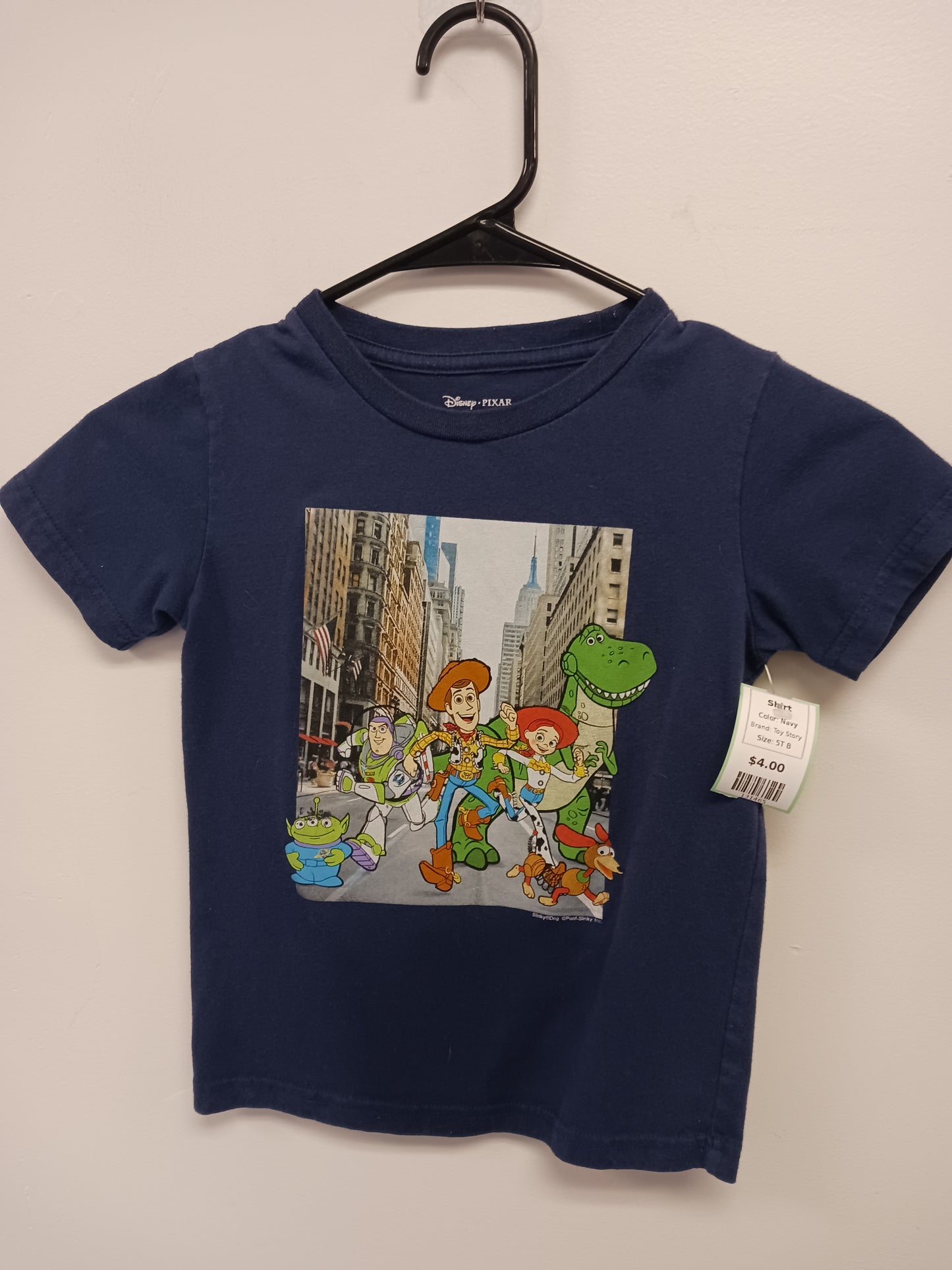 Navy Toy Story Shirt, 5T B