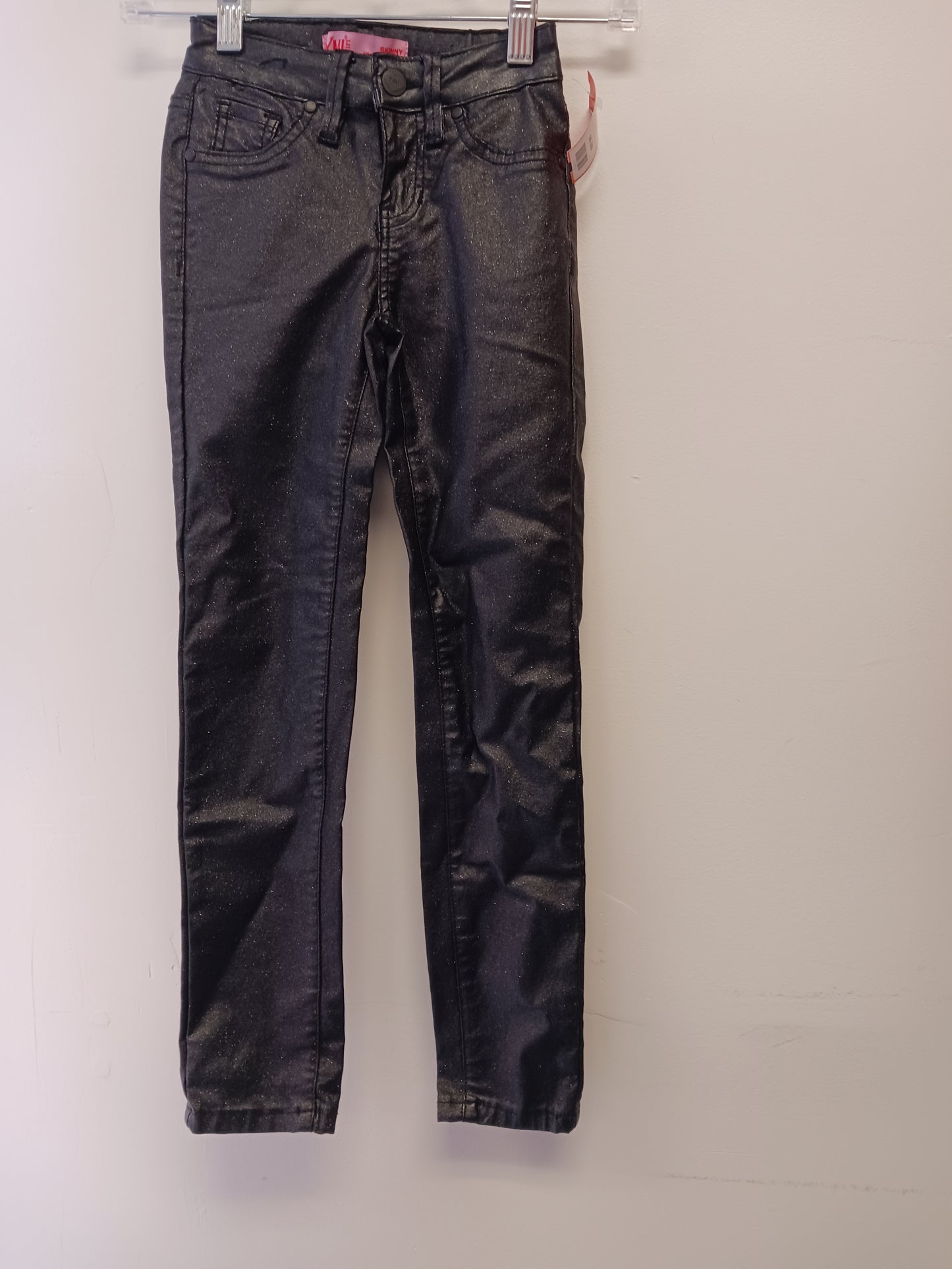 Black Glitter Jeans YMI Pants, 8 G
