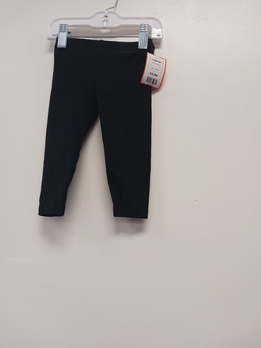 Black Childrens Place Leggings, 9M G