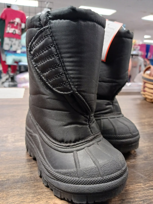 Black Outbrook Kids Snow Boots, 7C B