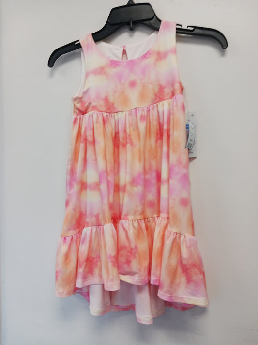 Pink/Orange/Yellow Tye Dye Bonnie Jean Dress, 6 G