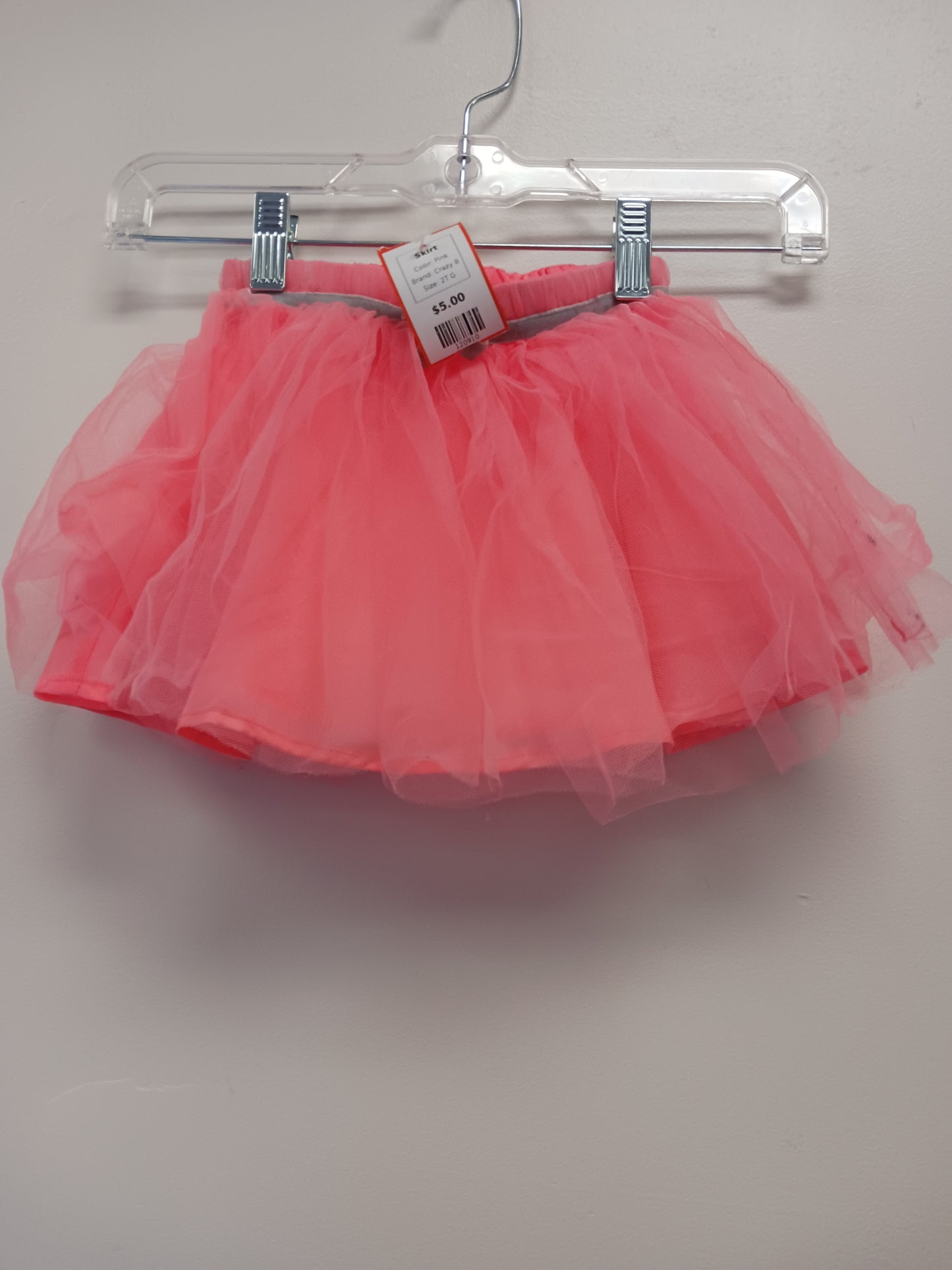 Pink Crazy 8 Skirt, 2T G