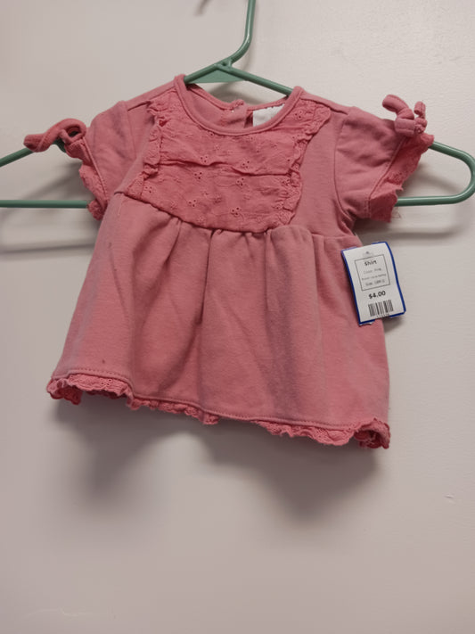 Pink Laura Ashley Shirt, 18M G