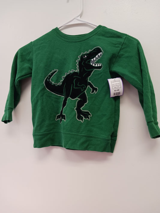 Green Dino Garanimals Longsleeve Shirt, 3T B