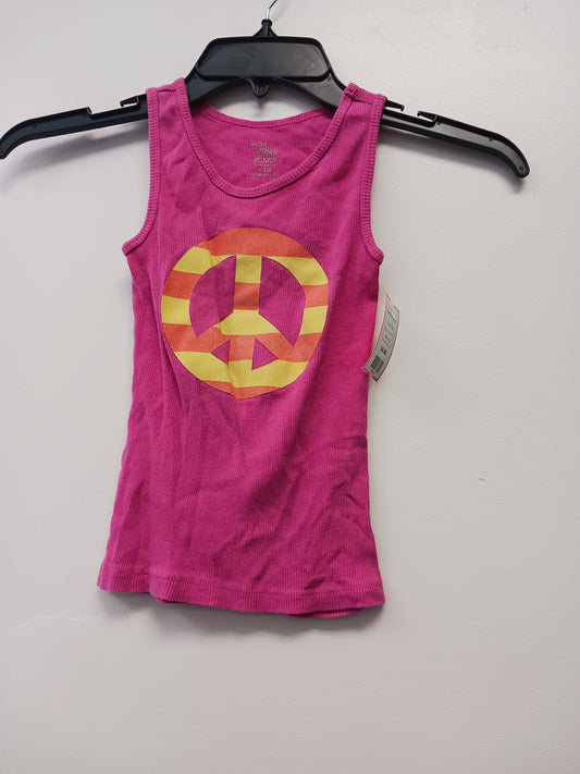 Pink Childrens Place Peace Tank Top 5/6, 5T G