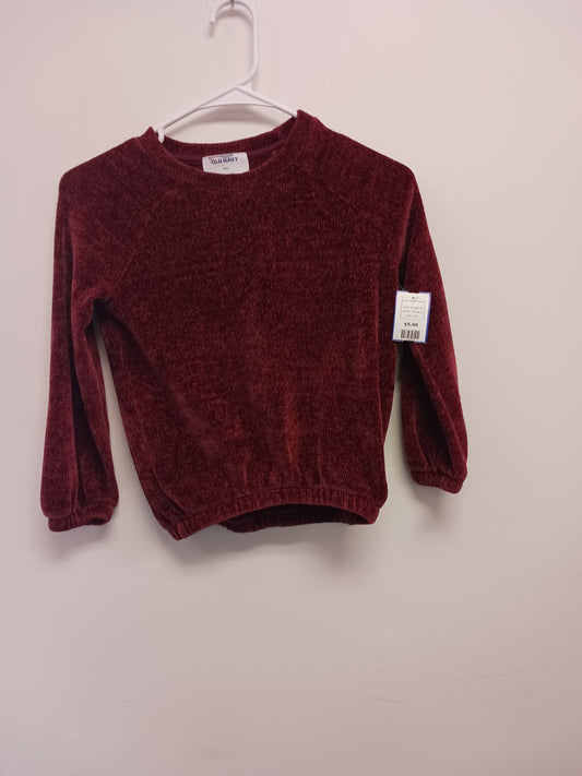 Burgandy Old Navy Long Sleeve Sweater, 8 G