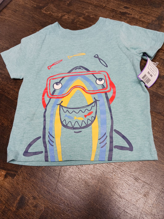 Blue Shark Garanimals Shirt, 6M B