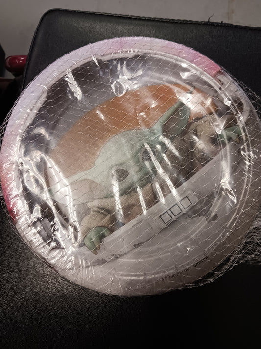 Baby Yoda Party Plates(4Pk)