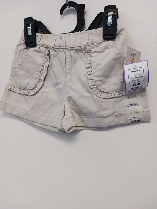 Tan Garanimals Shorts, 6M G