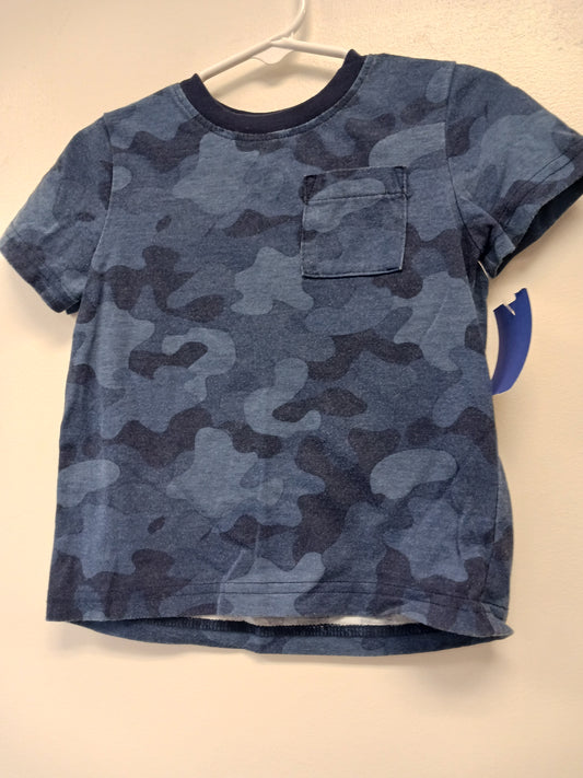 blue Okie Dokie Camo Tshirt, 2T B