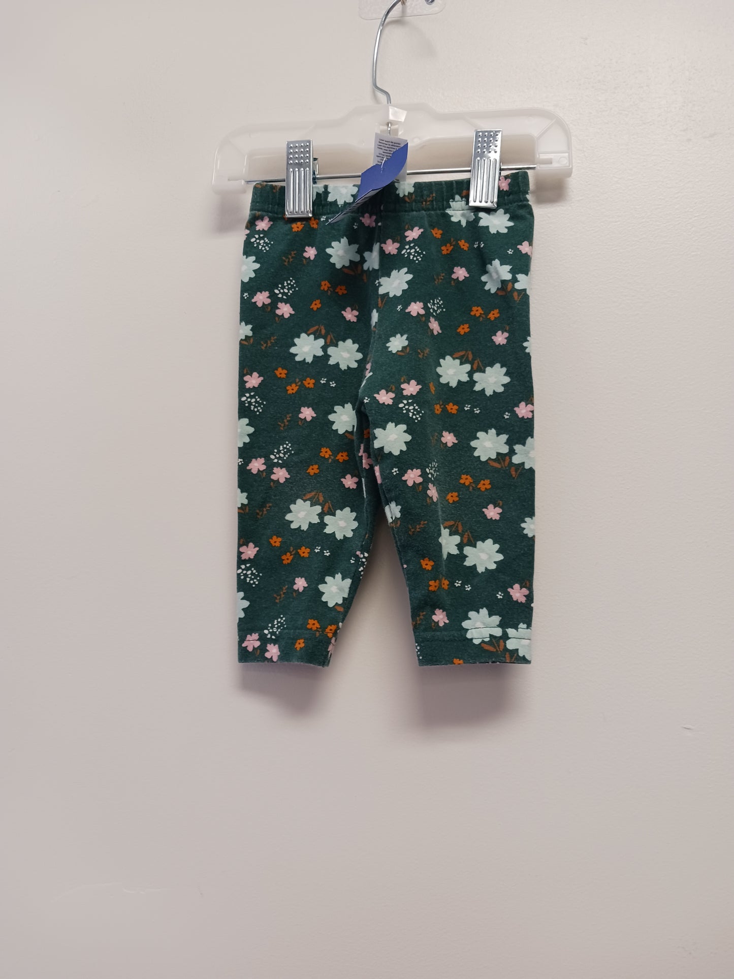 Green Child of Mine Flowered Pants 3/6m, 3M G