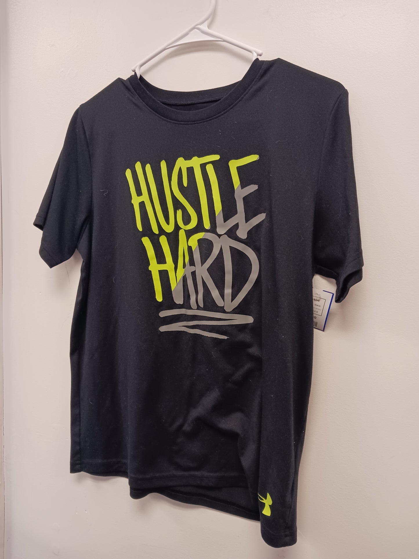 black Under Armour tshirt, 16 B