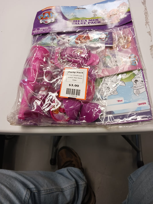Pink/Purple Paw Patrol Party Pack