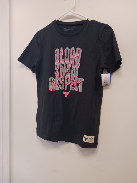 Black/Pink/Grey Under Armour Shirt, 10 B