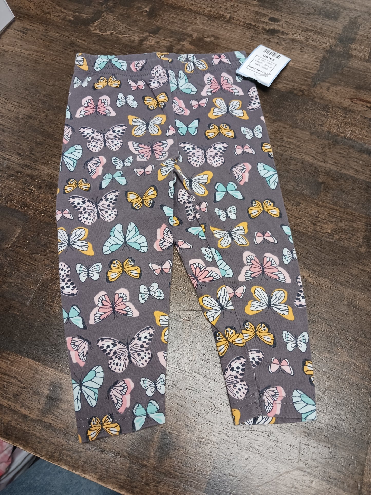 grey Carters Butterfly Pants, 12M G
