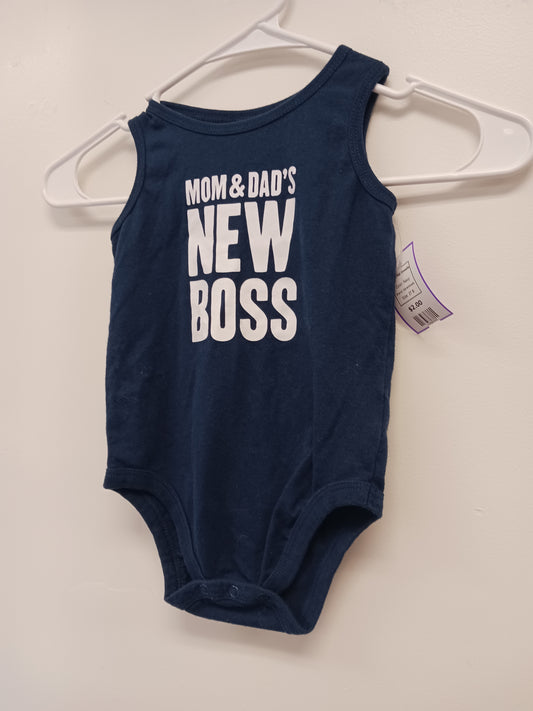 Navy Garanimals Tank Top Onesie, 2T B