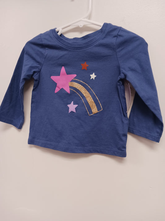 Blue Star Cat & Jack Longsleeve Shirt, 12M G