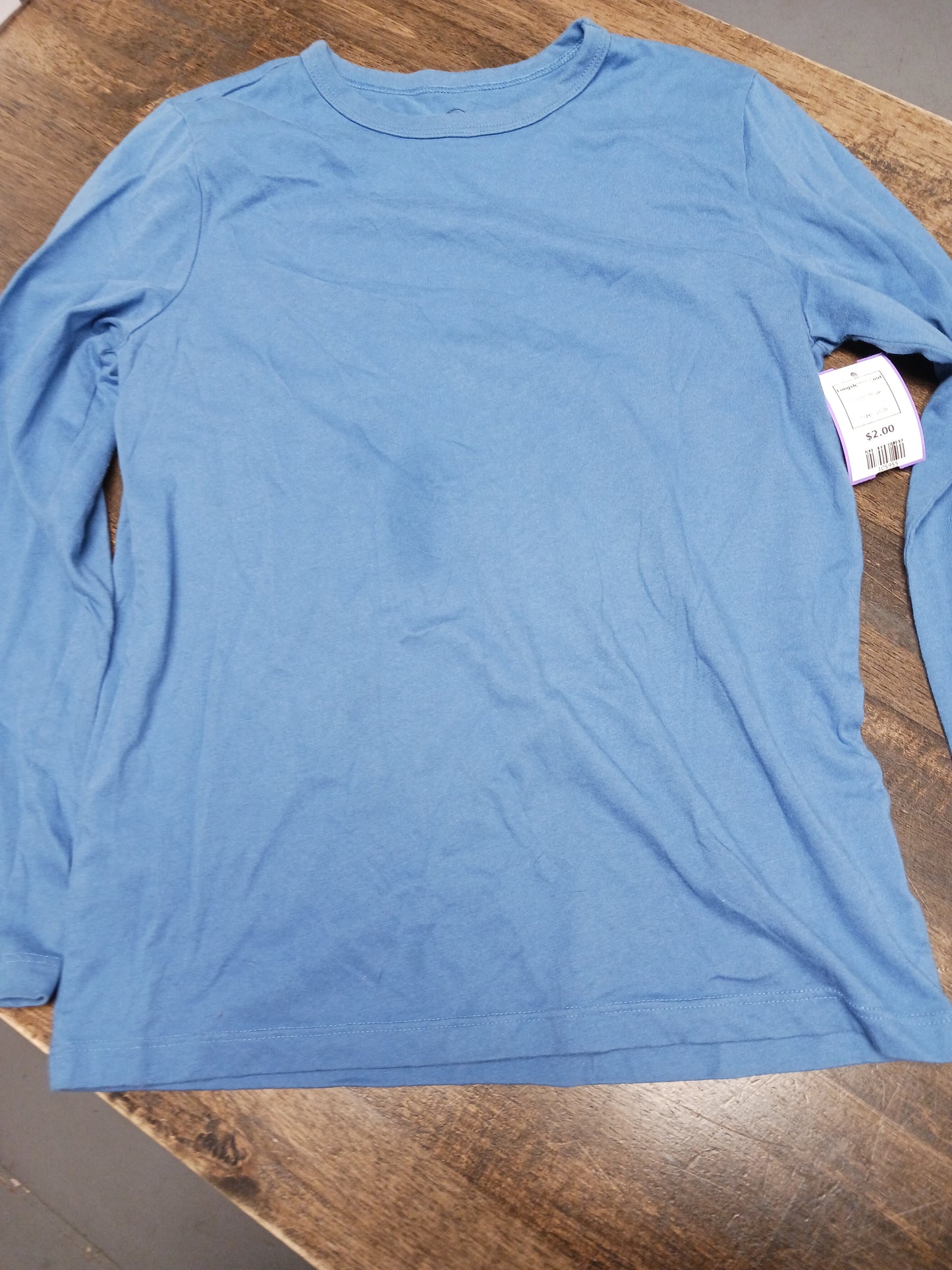 Blue Wonder Nation Longsleeve Shirt, 10 B